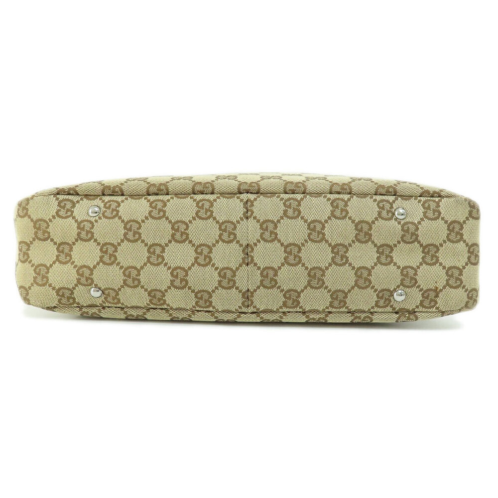Gucci GG Canvas Hobo Bag leather trim - Picture 4 of 11